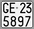 License plate of Italy, Motorcycles (1927 year series)