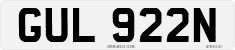 License plate of the United Kingdom, 1963 year system