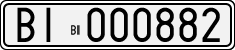 License plate of Italy, Cars (1927 year series)