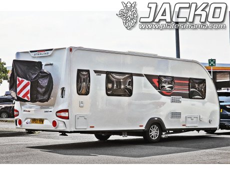 YP57 YPW, Sterling Caravans Eccles