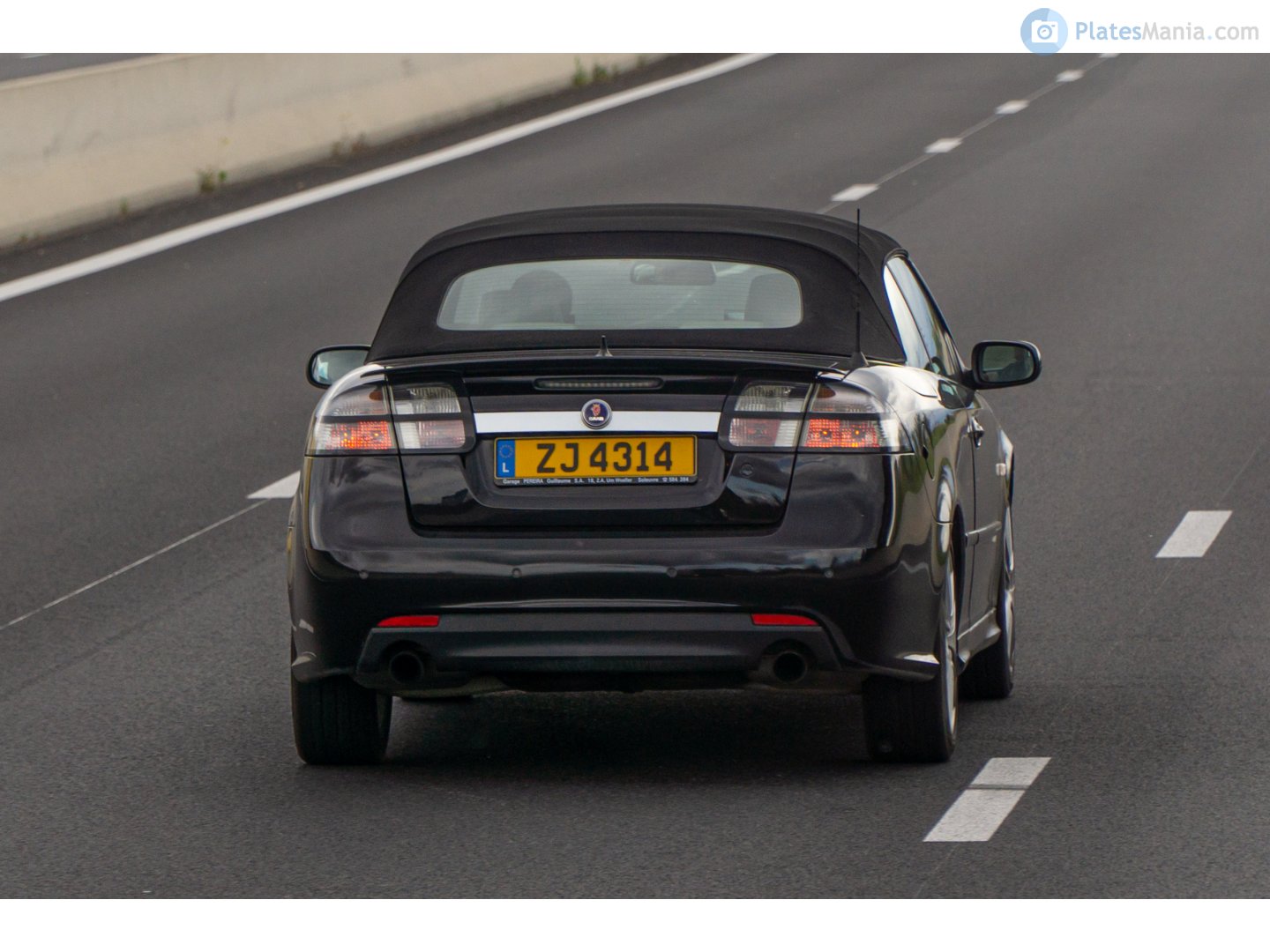 ZJ 4314, SAAB 9-3 2nd gen Convertible (YS3F), facelift, 2007–2012