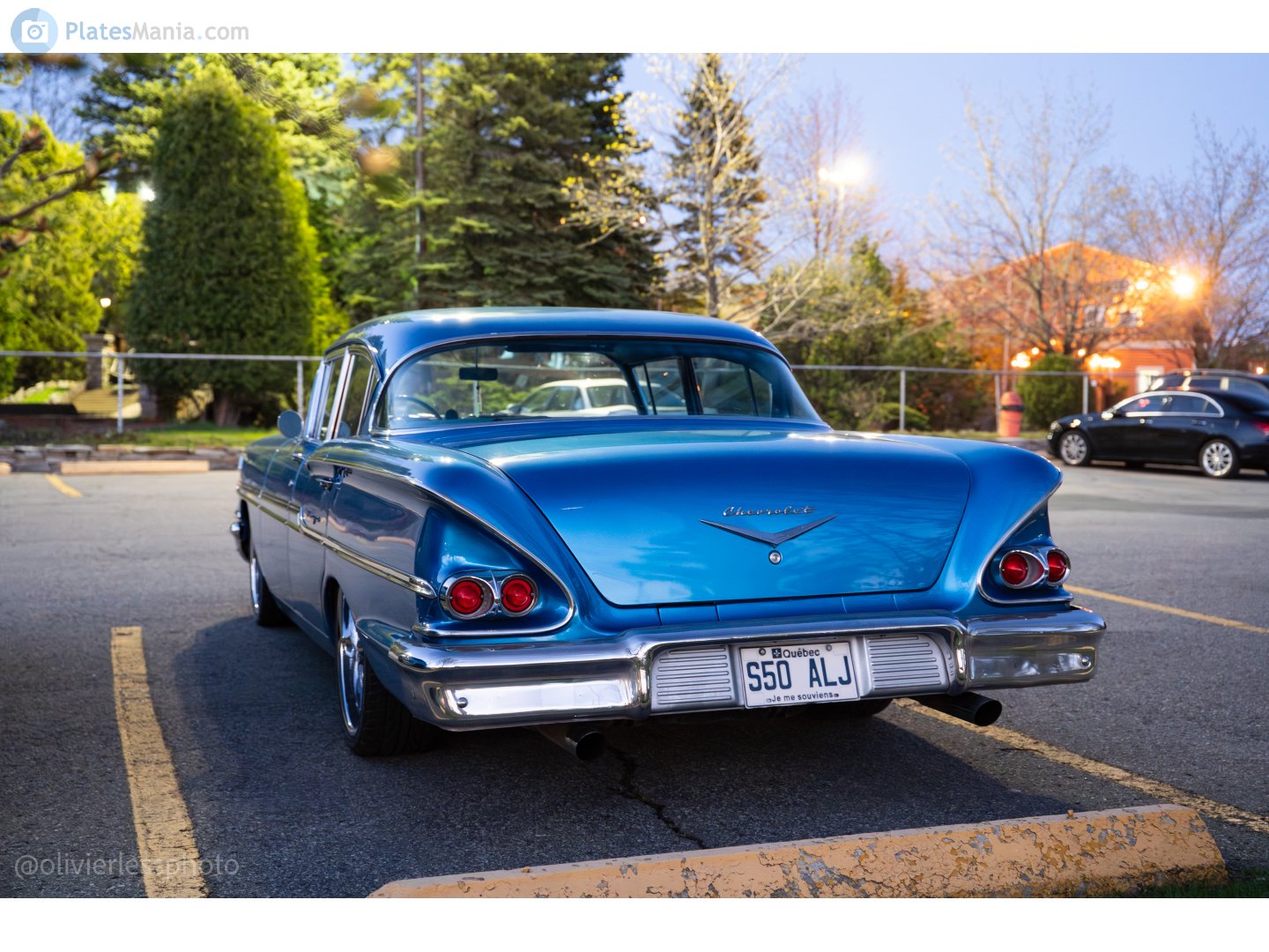 S50 ALJ, Chevrolet Biscayne 1st gen 1958 4-door Sedan (1549/1649; B-body), 1957–1958