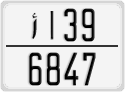 License plate of Morocco, Cars