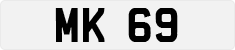 License plate of Hong Kong, AB 1234