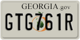 Georgia, Vanity Plates