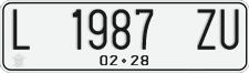 License plate of Indonesia, Regular plates