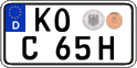 German license plate, Plates for oldtimers (type 