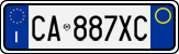 License plate of Italy, Cars (1994 year series)