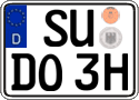German license plate, Plates for oldtimers (type 
