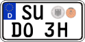 German license plate, Plates for oldtimers (type 