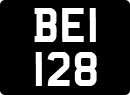 License plate of the United Kingdom, 1932 year system