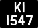 License plate of the United Kingdom, 1903 year system