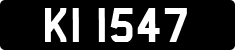 License plate of the United Kingdom, 1903 year system