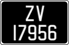 License plate of Ireland, Oldtimers