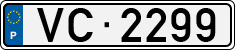 License plate of Portugal, Trailers