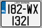 License plate of Ireland, Regular plates