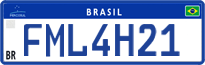 License plate of Brazil, Authorities (Mercosul)