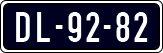 License plate of the Netherlands, Imported oldtimers (cars)