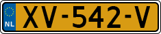License plate of the Netherlands, Cars