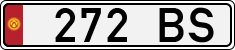 License plate of Kyrgyzstan, Organizations (1994)