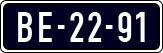 License plate of the Netherlands, Imported oldtimers (commercial vehicles)