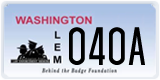 Washington, Specialty plates (X12X)