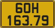 License plate of Vietnam, Commercial vehicles