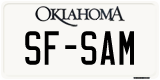 Oklahoma, Vanity Plates