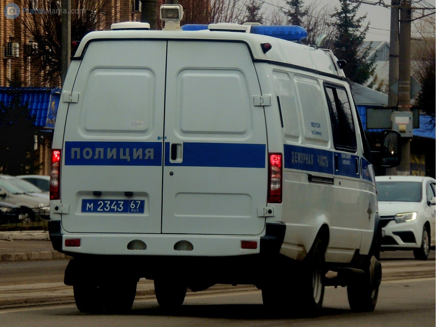 м 2343 67, GAZ 3221 ГАЗель 32215 Police Van, 1996–2003