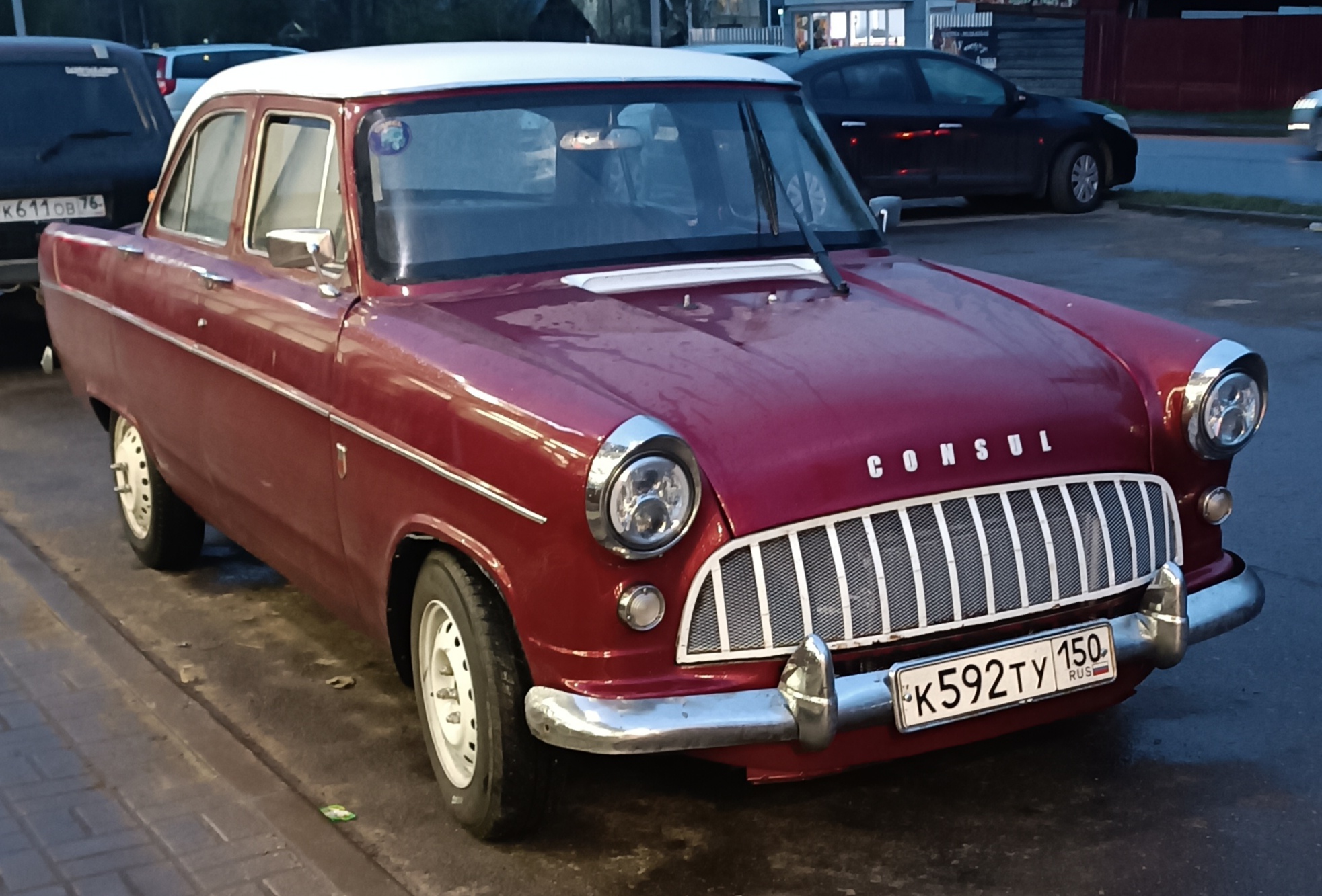 к 592 ту 150, Ford Consul 3rd gen Classic (315) 4-door Sedan, 1961–1963