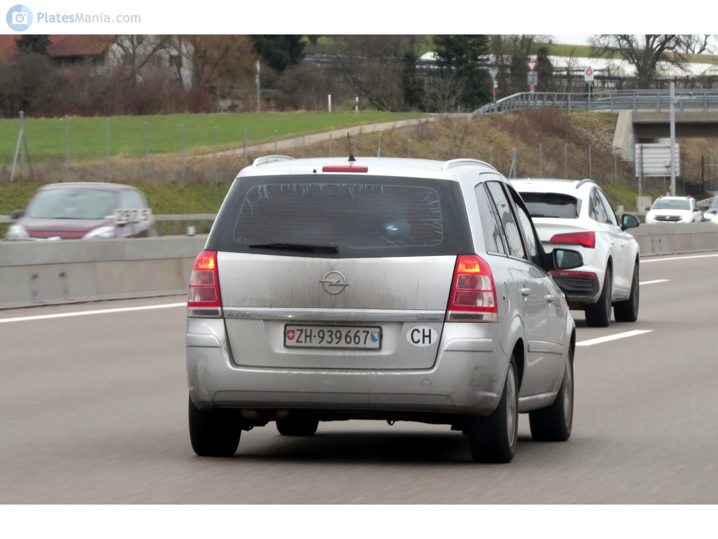 ZH 939667, Opel Zafira 2nd gen (Family) (B; A05), 2005–2014