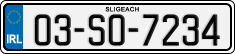 License plate of Ireland, Regular plates