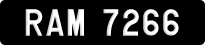 License plate of Malaysia, A(BC) 1(234)