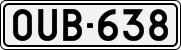 License plate of Finland, Cars