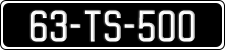 License plate of Ireland, Regular plates