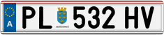 License plate of Austria, Regular plates