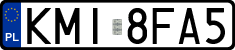 License plates of Poland, Regular car plates