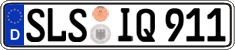 German license plate, Regular plates