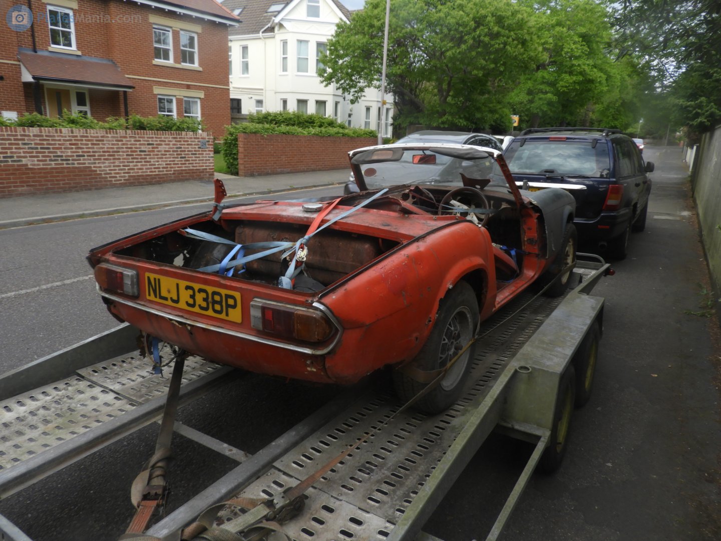 NLJ338P, Triumph Spitfire 2-door Roadster (MkIV/1500), 1970–1980