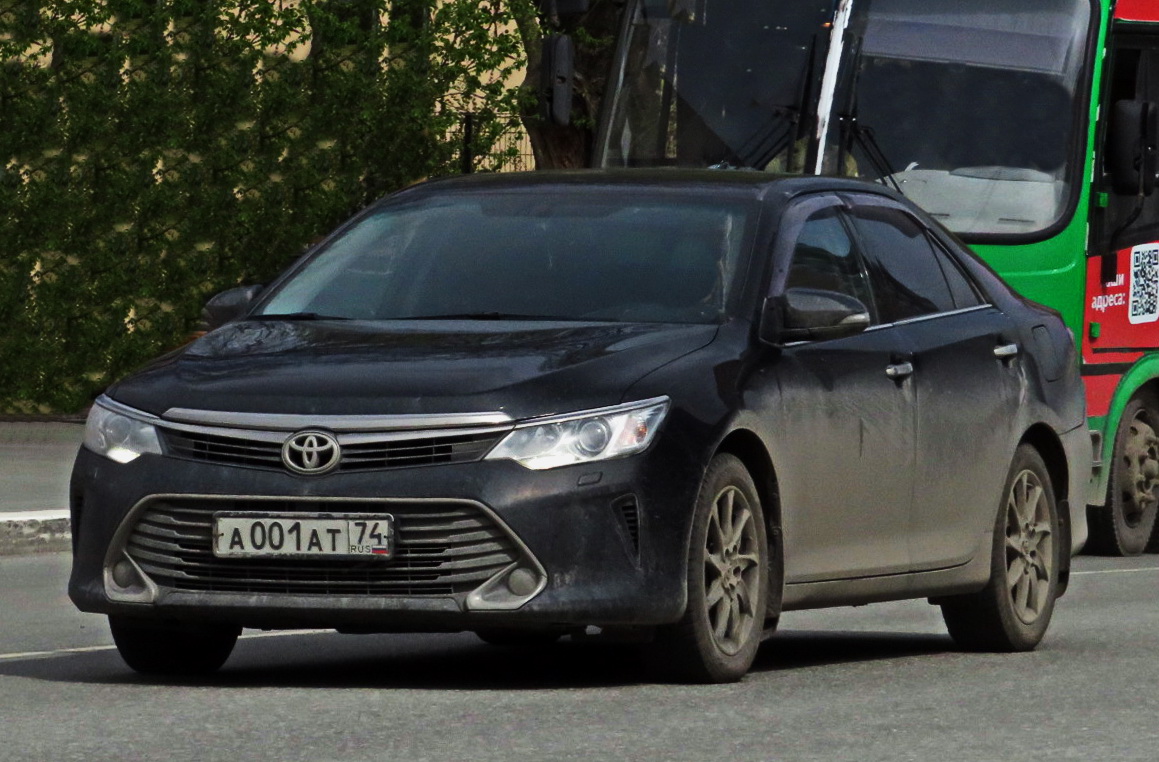 а 001 ат 74, Toyota Camry 7th gen (XV50; Global-market), facelift, 2014–2018