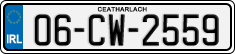 License plate of Ireland, Regular plates