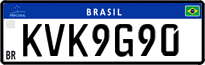 License plate of Brazil, Private owners (Mercosul)