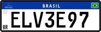 License plate of Brazil, Private owners (Mercosul)