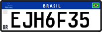 License plate of Brazil, Private owners (Mercosul)