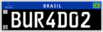 License plate of Brazil, Oldtimers (Mercosul)