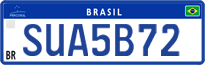 License plate of Brazil, Authorities (Mercosul)