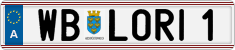 License plate of Austria, Vanity Plates