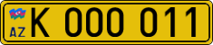 License plate of Azerbaijan, Foreign citizens and enterprises