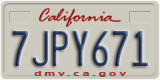 California, Passenger Car (1ABC234)