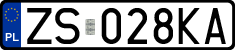 License plates of Poland, Regular car plates